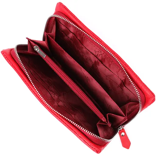 Жіночий гаманець-клатч із відділенням під телефон із натуральної шкіри ST Leather 20х10.5х2 см acs0029656 - фото 5