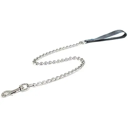 Повідець-ланцюжок Croci нейлон 1 м х 3 мм чорний - фото 2