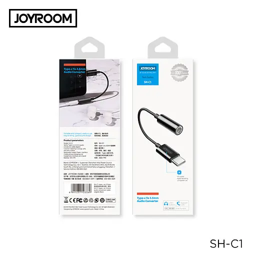Перехідник Joyroom Ben Series Type-C to 3.5 мм Audio Converter SH-C1 - фото 3