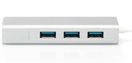 USB-Хаб Digitus USB-C - USB 3.0 3 Port Hub + Gigabit Ethernet (DA-70255) - фото 3
