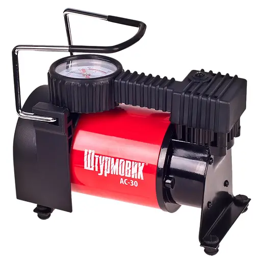 Автомобильный компрессор Штурмовик 100 psi 12 A 37 л (AC-30) - фото 2