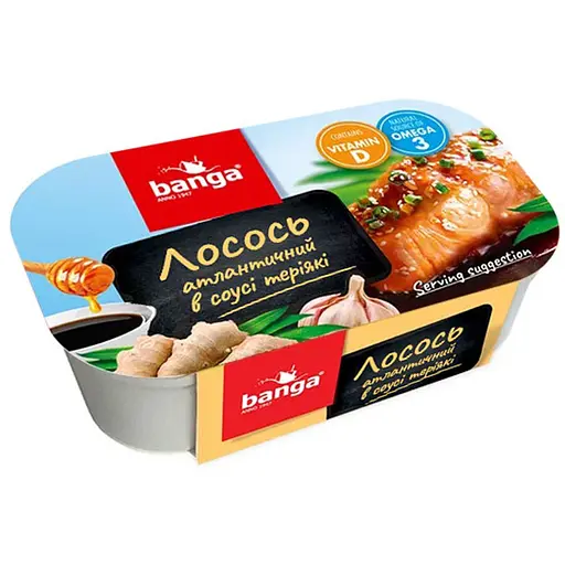 Филе лосося Banga в соусе теряки 120 г