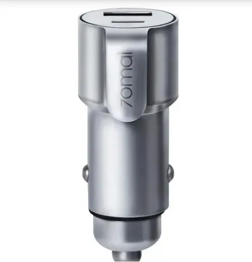 Автомобільний зарядний пристрій Xiaomi 70Mai Car Charger Midrive Pro CC05 Сріблястий - фото 2