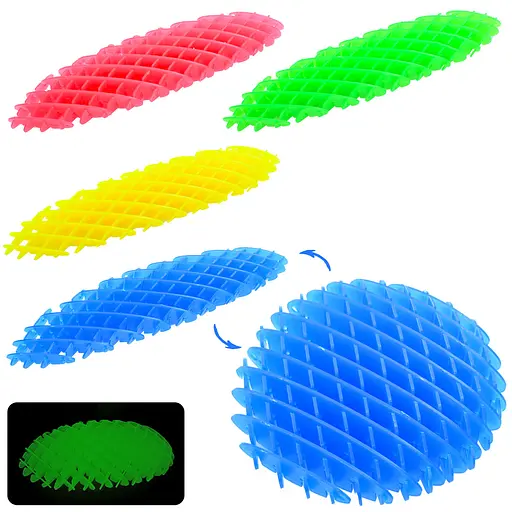 Гра антистрес, 24 см, сітка, світиться у темряві, 4 кольори, 5006 - фото 2