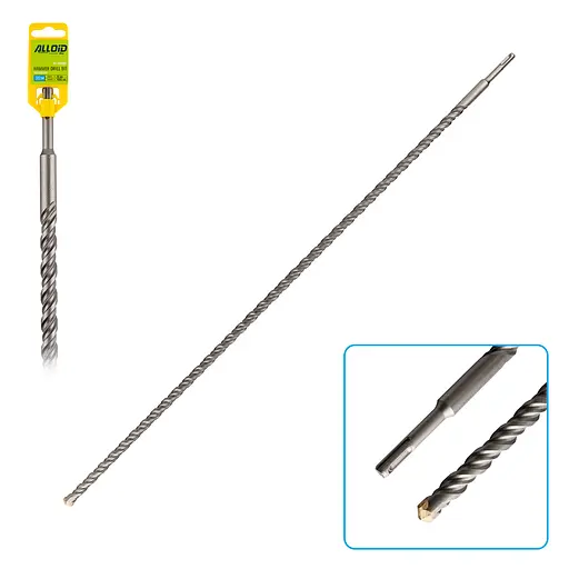 Бур по бетону Alloid Building Tools SDS-plus S4 18x1000 мм (FH-181000) - фото 1