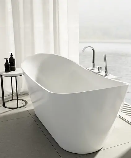 Смеситель на борт ванны Kohlman Gixs chrome QB241G Хром - фото 2