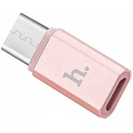 Перехідник Hoco Micro-Type-C Rose Gold