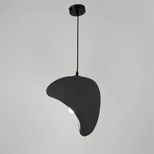 Светильник со скульптурным серым плафоном 30х27 см | Line F | Арт. MJ33-316 GR - фото 1