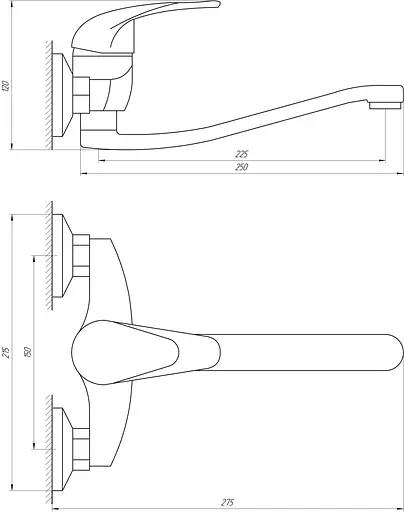 Змішувач для кухні EcoMix E-GEZ-104 Хром - фото 2