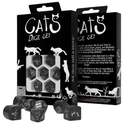 Набір кубиків CATS Modern Dice Set: Waffle , 7 шт. (RCAT05)
