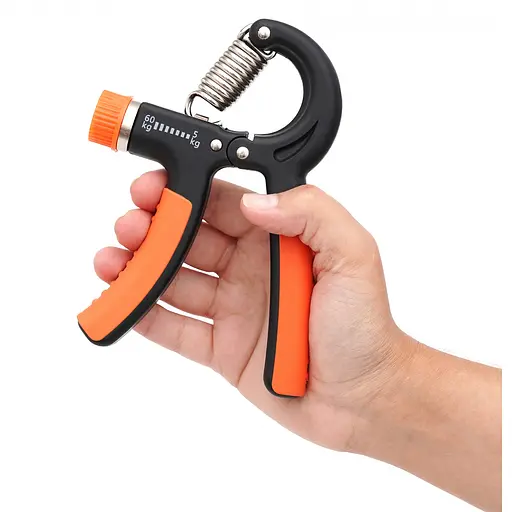 Еспандер кістьовий Cornix 5-60 кг з регульованим навантаженням XR-0144 Black/Orange - фото 3