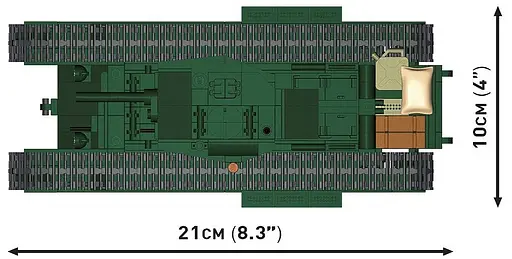 Конструктор дитячий танк Churchill Mk IV COBI 3128 - фото 8
