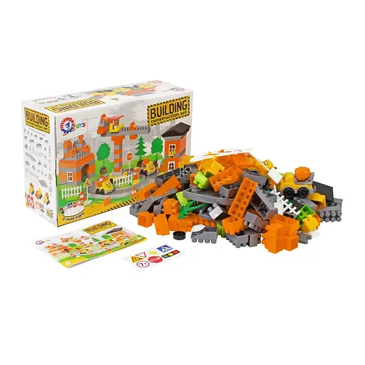 Игровой набор конструктор 9994TXK 170 деталей и 3 машинки - фото 2