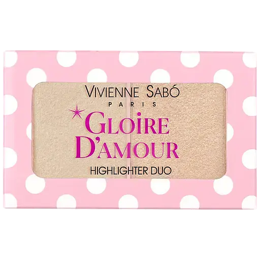 Палетка хайлайтеров Vivienne Sabo Gloire d'amour №01, 6 г (8000019110830) - фото 3