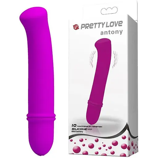 Вібратор для точки G Pretty Love Antony 12 см фіолетовий