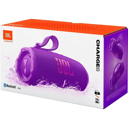 Портативная акустика JBL Charge 6 Purple (JBLCHARGE6PUR) - фото 11