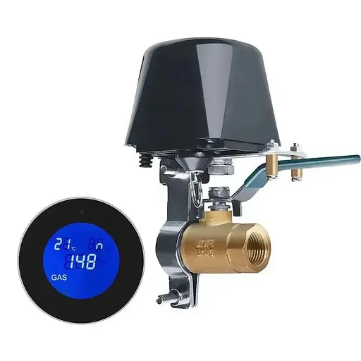 Умная wifi система защиты Nectronix CW-15DN KIT от утечки газа для диаметра трубы 1/2 дюйма DN15