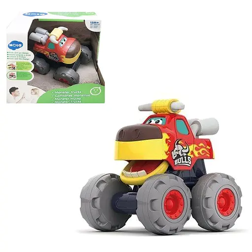 Машинка инерционная Зубастик Бычок-рогач 3151A LimoToy (6966655110256) - фото 1