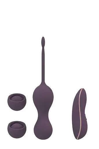 Вагінальні кульки Dreamtoys Royal Fantasies Iduna, 16 см, фіолетовий - фото 3