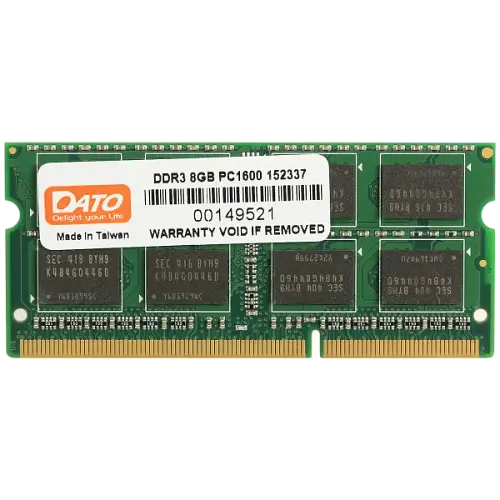 Оперативна пам'ять Dato 8GB SODIMM DDR3 1600MHz (DT8G3DSDLD16)