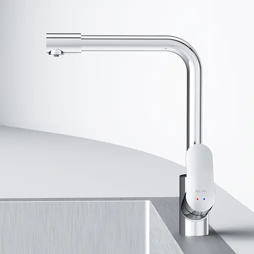 Смеситель для кухни на две воды Am.Pm Like L-излив F8005700 Хром - фото 6