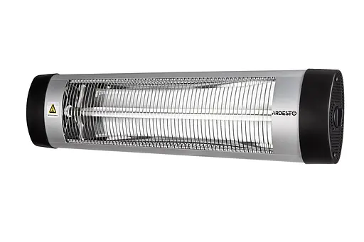 Обігрівач Ardesto інфрачервоний кварцовий, 9м2, 2000Вт, мех. управління, сірийчорний - фото 3