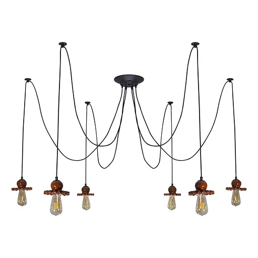 Люстра-павук LS 2153-6K-6 - фото 1