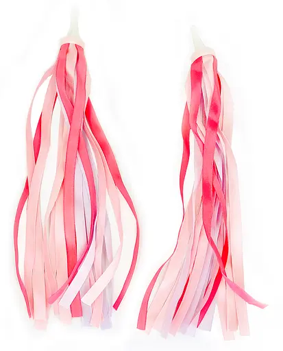 Ленты в руль детского велосипеда / самоката атласные розовые (G00010532)