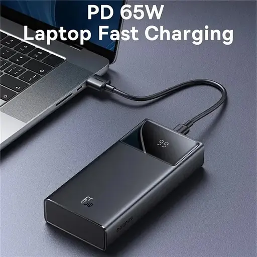 Портативний ЗП Power Bank Baseus Star-Lord Digital Display 65W 20000 mAh (P10022906113-00) Cluster Black - фото 2