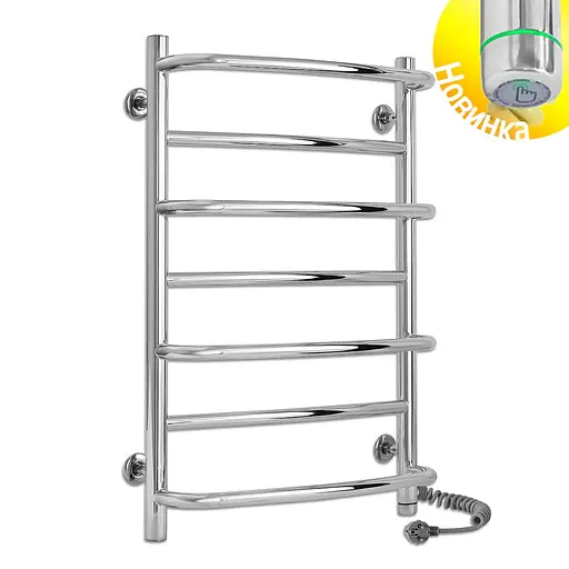 Электрический полотенцесушитель Laris Евромикс П7 450x700 Э сенсор S3 правый 73207681, Хром, Правое, Электронный - фото 2