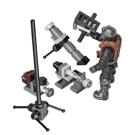 Конструктор "Військовий KB 1129-3, з фігуркою солдата, зброєю та військовим спорядженням"