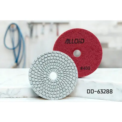 Круг алмазний Alloid Building Tools шліфувальний на липучці 100 мм зерно 400 (DD-63288) - фото 6