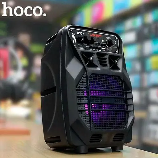 Колонка портативна Hoco з функцією караоке DS07 - фото 3