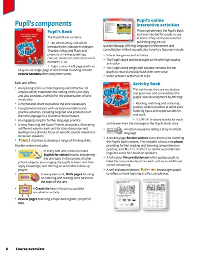 Quick Minds 1. Teacher's Book (for Ukraine, НУШ) - фото 7