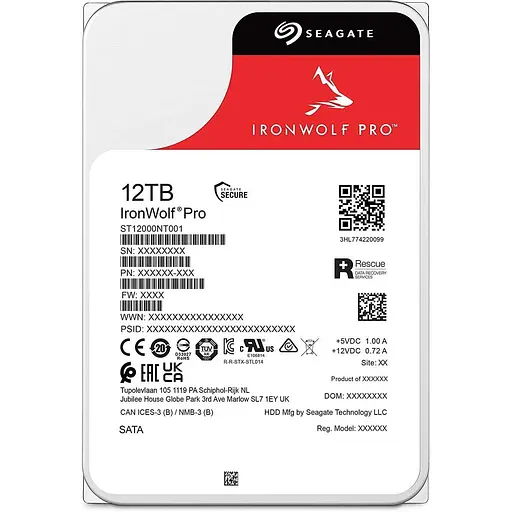Жесткий диск Seagate IronWolf Pro ST12000NT001 12TB - фото 4