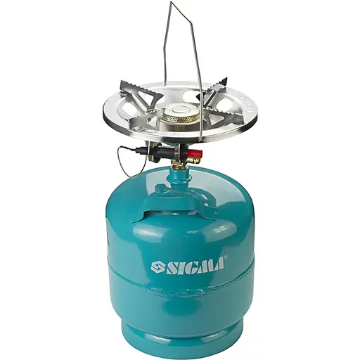 Комплект газовий SIGMA кемпінг з п’єзопідпалом Comfort 8 л (2903121) - фото 1
