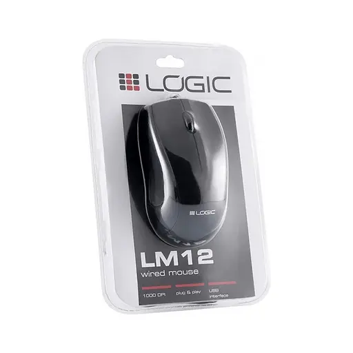 Мышка Logic concept LM-12 USB Black (M-LC-LM12) - фото 6