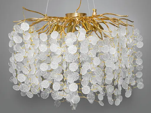 Современная хрустальная люстра Глициния - фото 2