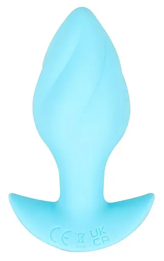 Анальная пробка Cuties Mini Butt Plug 8 см (голубой) - фото 4