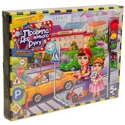 Настільна гра Danko Toys Правила дорожнього руху, укр. (G-PDD-02U) (2000901303932) - фото 1