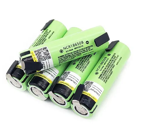 Аккумулятор с никелевыми контактами Panasonic Liitokala NCR18650B 3400mAh 3.7V (с напайками) - фото 2