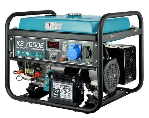 Генератор бензиновий Konner&Sohnen 5/5.5 кВт KS 7000E - фото 3