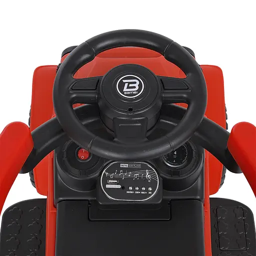 Каталка-толокар Bambi Racer M 4845-3: комфорт и развлечения для вашего малыша, красная - фото 4