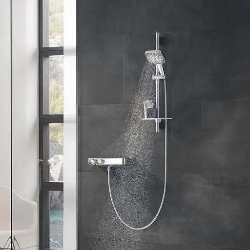 Душовий гарнітур Grohe Rainshower Smartactive 130 26583000, Хром - фото 9
