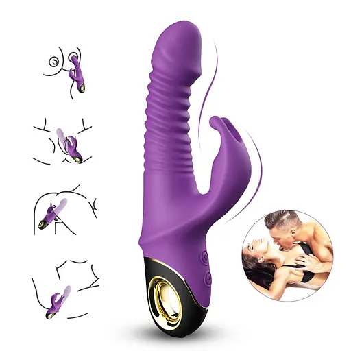 Вібратор-кролик B - Series Joy Zing 22.7 см (рожевий) - фото 9