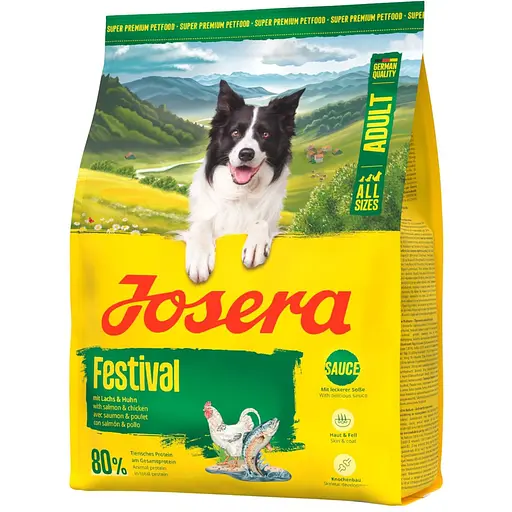 Сухий корм для вибагливих собак Josera Festival зі смачним соусом 900 г