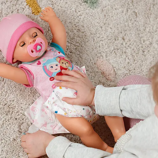 Лялька Baby Born Мила Емма з комбінезончиком з аксесуарами 43 см (840504) - фото 7