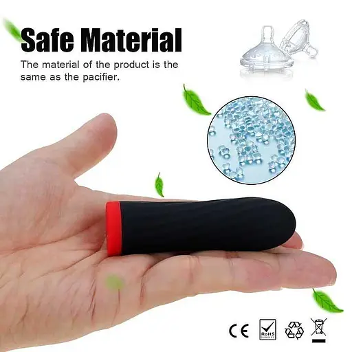 Мини-вибратор «Rechargeable Silicone Touch» 10 режимов вибрации желтый K0984-2 - фото 8