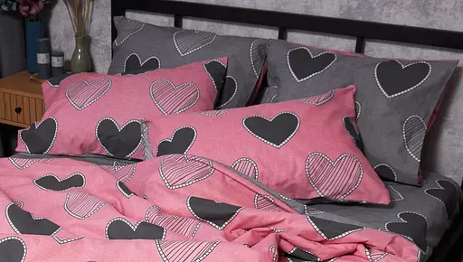 Набор наволочек Moon&Star Бязь Gold Люкс Love 40х40 см 2 шт - фото 3