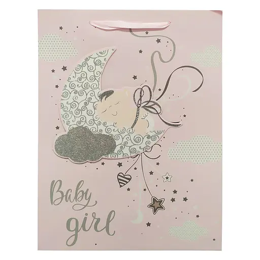 Подарунковий пакет 2369L-3(Pink), 40 х 30 х 0,1 Рожевий